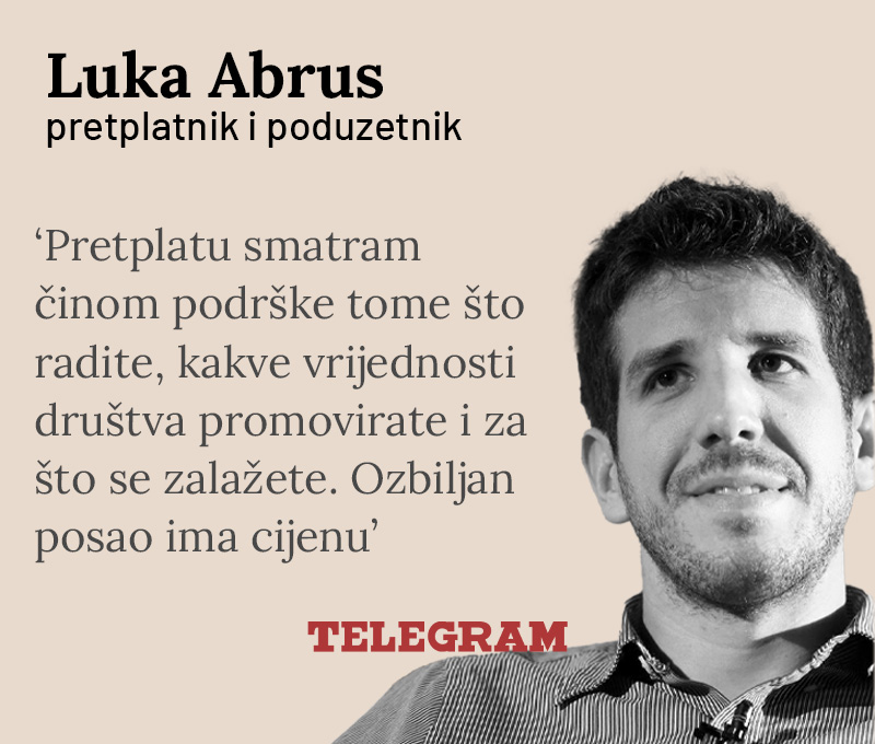 Luka Abrus - pretplatnik i poduzetnik
