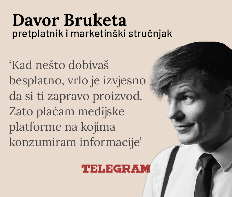 Davor Bruketa - pretplatnik i marketinški stručnjak