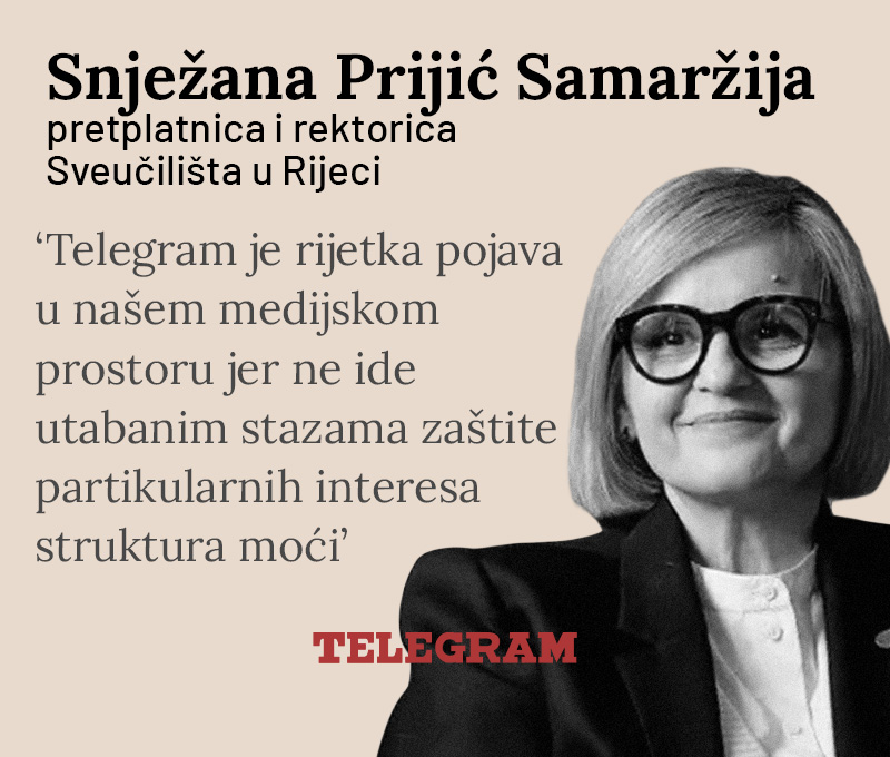 Snježana Prijić Samaržija - pretplatnica i rektorica Sveučilišta u Rijeci