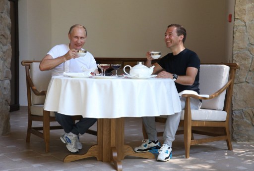 Putin i Medvjedev proveli su zajedno dan odmarajući se i vježbajući