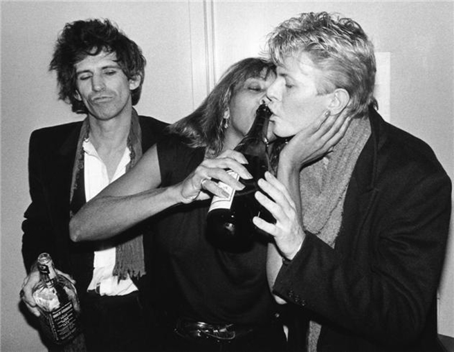Keith Richards, Tina Turner i David Bowie